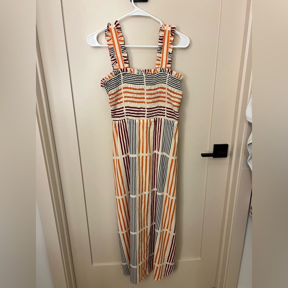 Donna Karan Multicolor Striped Dress